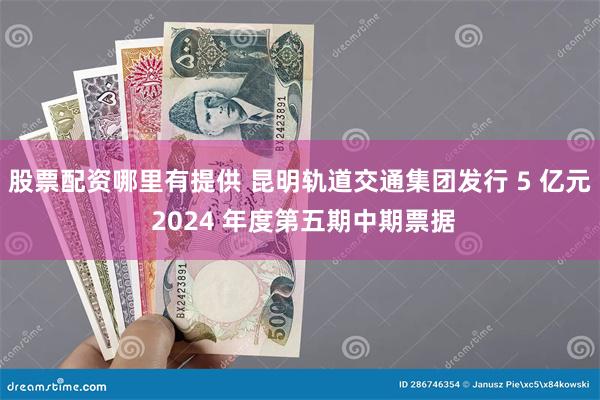 股票配资哪里有提供 昆明轨道交通集团发行 5 亿元 2024 年度第五期中期票据