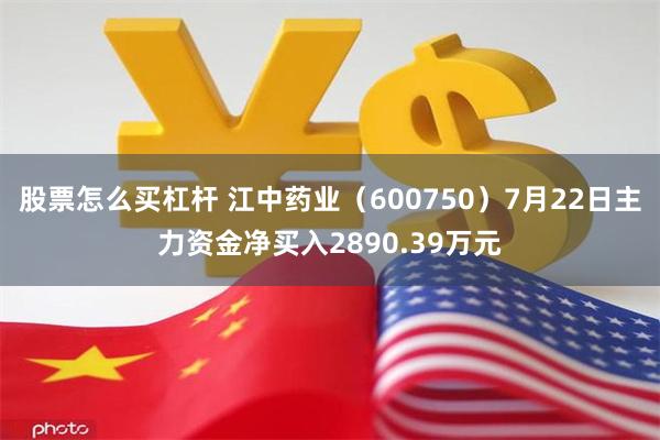 股票怎么买杠杆 江中药业（600750）7月22日主力资金净买入2890.39万元