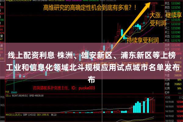 线上配资利息 株洲、雄安新区、浦东新区等上榜 工业和信息化领域北斗规模应用试点城市名单发布