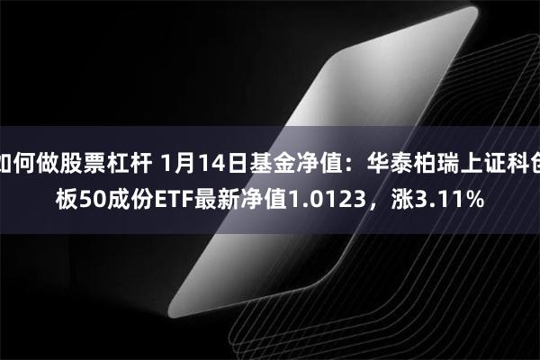 如何做股票杠杆 1月14日基金净值：华泰柏瑞上证科创板50成份ETF最新净值1.0123，涨3.11%