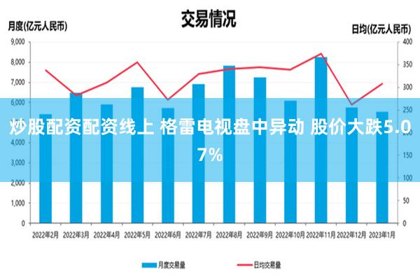 炒股配资配资线上 格雷电视盘中异动 股价大跌5.07%